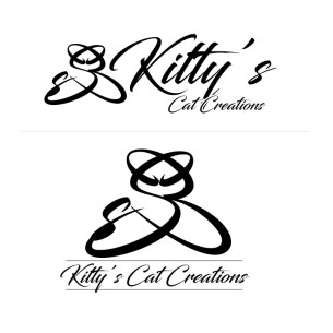 Kitty's Cat Creations - Feline Store - Logo Design - www.UrbanGrafix.com